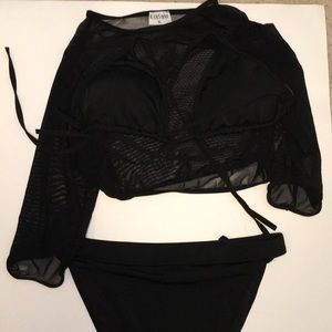 Icon Swim Black Mesh 3-Piece Set